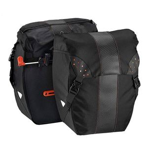 Sacoche de vélo BSCI PakRak à fixation rapide, toutes saisons (paire), avec housse de pluie - Product Image 1