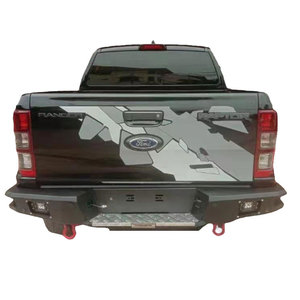 Paraurti Posteriore Bull Bar 4x4 in Acciaio al Manganese Nero Carbonio Nuovo per Ranger Raptor F150 Prado Navara FJ Cruiser <span class=keywords><strong>L200</strong></span> <span class=keywords><strong>Pajero</strong></span> - Product Image 6