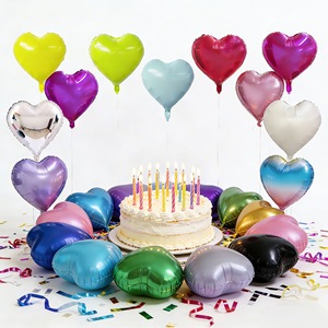 Globos de Aluminio en Forma de Corazón de 18 Pulgadas BLN, Ideales para Cumpleaños, San Valentín, Bodas, Compromisos, Pedidas de Mano y Baby Shower - Product Image 2