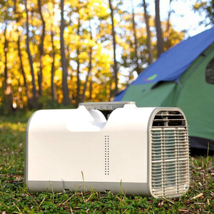 Compresor de Aire Acondicionado Portátil Todo en Uno 110V/220V con Enchufe Exclusivo para EE. UU. para Refrigeración de Carpas y Exteriores en el Hogar - Product Image 1