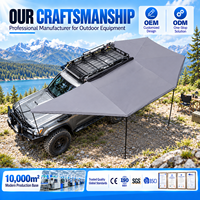 Tente latérale TopFire 270 degrés, tente de toit quatre saisons en tissu Oxford imperméable pour SUV, camion, overlanding