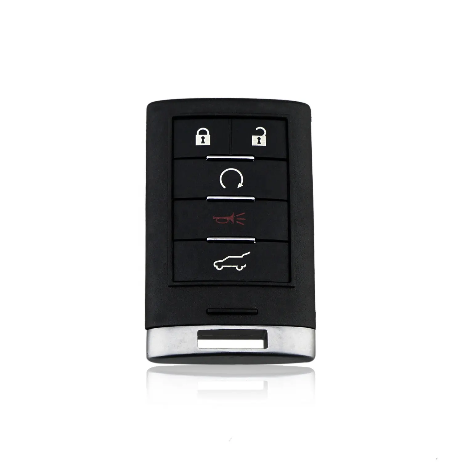 Оптовая продажа, 5-кнопочный автомобильный брелок для ключей, пульт дистанционного управления для 2010 2011 2012 2013 2014 2015 Cadillac ATS ELR SRX XTS 315MHz FCC ID:NBG009768T