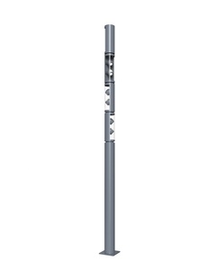 Lampu Tiang LED Taman Perkotaan Dekoratif Modern Aluminium 4x24W - Product Image 3