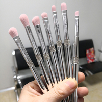 Ensemble de pinceaux de maquillage pour femmes, débutantes, professionnels, pinceaux pour le visage et les yeux, cosmétiques, véganes, sans cruauté, fabrication OEM
