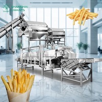 Machine à fabriquer des frites surgelées personnalisées, en acier inoxydable 304, entièrement automatique, ligne de production de pommes de terre industrielle, grande capacité