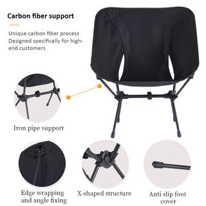 Silla Plegable Ultraligera de Aluminio Resistente para Exteriores, Ideal para Playa, Camping y Senderismo, Venta al Por Mayor - Product Image 4