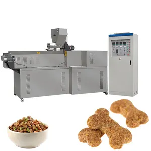 Puffed Puppy Pet Dog Food Feed Extruder Processing Plant Production Line Machinery Equipment