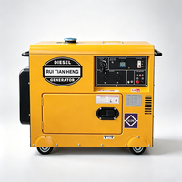 Generator Diesel Portabel Senyap 10kw 12.5kva dengan Starter Elektrik 220V 380V 3 Fasa 50Hz 60Hz Genset untuk Pertanian Toko CE ISO