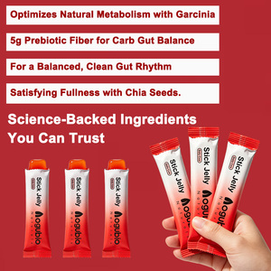 OEM Cut Stick Jelly (varios sabores) <span class=keywords><strong>para</strong></span> el control <span class=keywords><strong>de</strong></span> la fibra dietética, contiene semillas <span class=keywords><strong>de</strong></span> chía, Garcinia Cambogia y colágeno - Product Image 2