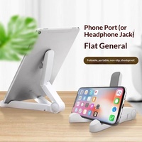 Support universel pour tablette Aipu, rotation à 360 degrés, pliable, support de bureau pour téléphone, multifonction, simple, portable, anti-vibration, en plastique