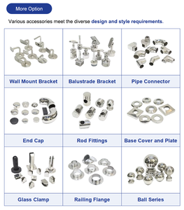 Sistema di Ringhiera per <span class=keywords><strong>Balcone</strong></span> in Alluminio Verniciato a Polvere di Grado Commerciale con Pannelli in Vetro, Moderno e Lussuoso per Esterni, Hotel e Appartamenti - Product Image 5