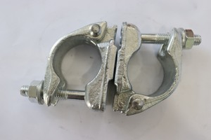 Colliers de serrage pour échafaudage, en acier pressé durable, fixation par <span class=keywords><strong>clip</strong></span> pour tuyau, double coupleur pressé, collier pivotant pour échafaudage - Product Image 4