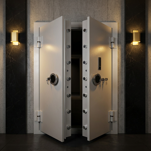 Reinforced Solid Stainless Steel Bank Daytime Gate Low-cost and Highly Secure Vault Door Safe Deposit Box for Heavy Commercial - Product Image 6