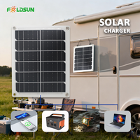 Tapis solaire portable étanche avec câble de données, prêt à l'emploi pour la randonnée en milieu sauvage