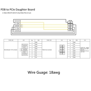 Angitu Özel Yapım 18awg/16awg Kablolar, 3.0 Pitch Kusursuz Konnektörlü - Product Image 4
