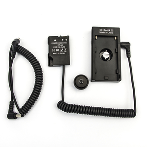 Batterie factice EN-EL14 portable avec plaque d'adaptation pour EN-EL14 le système d'alimentation de la batterie factice pour <span class=keywords><strong>nikon</strong></span> D3300 <span class=keywords><strong>D3400</strong></span> D3200 D3100 D5300 - Product Image 2