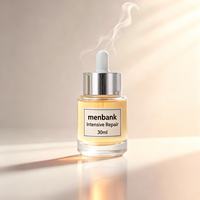 Flacon compte-gouttes en verre cylindrique à épaule plate de 30 ml avec boîte cadeau de luxe, logo personnalisé, emballage OEM pour huiles essentielles