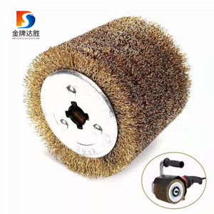 Rueda de alambre de acero inoxidable, <span class=keywords><strong>cepillo</strong></span> de alambre <span class=keywords><strong>para</strong></span> muebles de <span class=keywords><strong>madera</strong></span>, máquina de pelado eléctrico - Product Image 4
