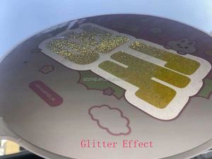 Éventails à main miniatures imprimés Kpop personnalisés en gros, en plastique coréen, avec sac OPP transparent, garantie commerciale - Product Image 2