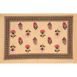 Sábanas Planas de Algodón Ecológico de Alta Calidad con Estampado de Plantas Hecho a Mano, Más Vendidas, Incluye 2 Fundas de Almohada - Product Image 3