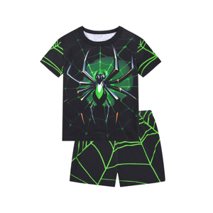 2025 Kinderen Pyjama Kleding Met Korte Mouwen Jongens Cartoon Kleding Jongens Shorts Kinderen Pyjama Set Van 3 - 8 Y - Product Image 5