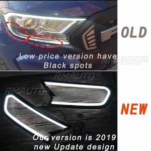 1 Paire de caches de phares LED en ABS, garnitures de phares, sourcils de phares pour FORD RANGER T6 WILDTRAK 2015 2016 2017 2018 Accessoires - Product Image 2