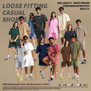 <span class=keywords><strong>T</strong></span>-<span class=keywords><strong>Shirt</strong></span> Crop Top <span class=keywords><strong>Basic</strong></span> 100% Cotone, Manica Corta Retrò con Finitura Vintage Sfrangiata, Lavaggio Intenso, Stampa Boxy, Magliette da <span class=keywords><strong>Uomo</strong></span> - Product Image 5