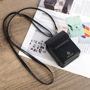 Portefeuille porte-cartes bandoulière magnétique <span class=keywords><strong>Snap</strong></span> en cuir PU universel Mini sac portefeuille étui de téléphone pour Samsung Galaxy Z Flip 6/5/<span class=keywords><strong>4</strong></span>/3 5G - Product Image 4