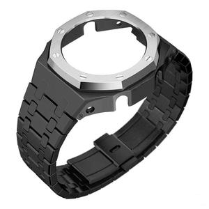 Bracelet de montre de luxe en acier inoxydable pour kit de modification <span class=keywords><strong>Casioak</strong></span> GA2100, bracelet en métal et boîtier pour kit de modification G-Shock - Product Image 4