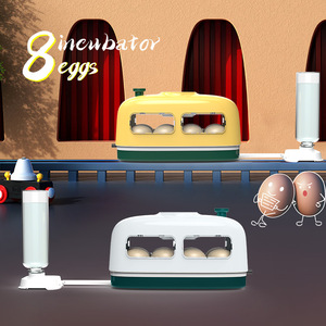 Incubadora de Huevos WONEGG <span class=keywords><strong>Little</strong></span> Train, con Capacidad para 8 Huevos, Tipo Rodillo, Máquina Incubadora de Pollos - Product Image 5