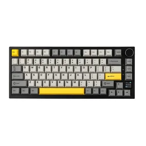 Top Selling Products 2024 Ajazz AK820 Pro 75% Gasket-mounted Rgb Gaming Keyboard Computer Keyboard Mini Keyboard Wireless