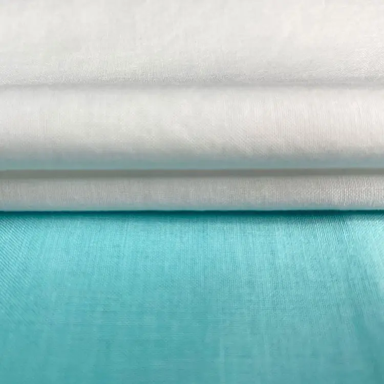 女性のシャツとドレスのための綿100% デジタル印刷オーガニックボイルソリッドプレーンソフト通気性生地裏地綿を収穫