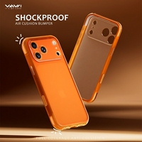VAWI B477 Coque de téléphone 2-en-1 en PC et TPU, douce pour la peau, antichoc avec coussin d'air, pour iPhone 17 18 Pro Max, vente en gros