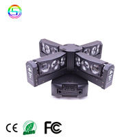 SC chine nouveau Design pionnier Dj équipement 12 pièces * 10w Rgbw 4in1 Led Sharpy faisceau croisé tête mobile scène 12*10W lumière