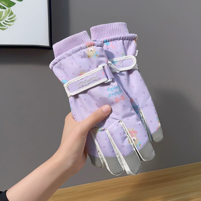 Polo à pois ours-violet