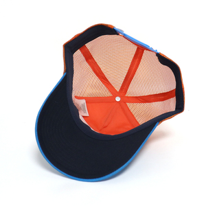 Nhà Máy Bán Buôn Tùy Chỉnh 5 Bảng Điều Chỉnh Cao Vương Miện 2-Tone Hiệu Suất Polyester Lưới Hat Thăng Hoa In Ấn Thể Thao Bọt Trucker Mũ - Product Image 5