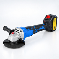Meuleuse d'angle sans balais KBL-21115 21V sans fil, machine de ponçage 115mm de qualité industrielle, polisseuse à poignée, coupe-bois