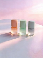 Prix d'usine – Flacon compte-gouttes rond transparent de 10 ml pour mini-parfum/huile essentielle et sérum de soin de la peau avec bouchon compte-gouttes doré