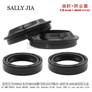 Convient pour BMW F800GS, Honda XR650R, <span class=keywords><strong>Yamaha</strong></span> <span class=keywords><strong>250</strong></span>, Kawasaki <span class=keywords><strong>ZX</strong></span>-6R, Suzuki 1800 joint d'huile et cache-poussière - Product Image 5