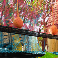 NetsTribe Jungle Tree House : Équipement de jeu en corde tressée pour parcs d'aventure pour enfants, zones de jeux familiales, solutions pour projets extérieurs de centres de villégiature