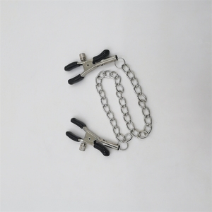 Couple Love Game Adjustable Soft Silicone Nipple &amp; Clitoral Clamp Sexy <strong>Anal</strong> Sex Toys with Stainless Metal <strong>Chains</strong> - Product Image 2
