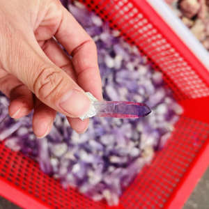 Vente en gros de haute qualité naturelle mexicaine <span class=keywords><strong>Vera</strong></span> <span class=keywords><strong>Cruz</strong></span> Point guérison cristal améthyste Point artisanat folklorique - Product Image 4