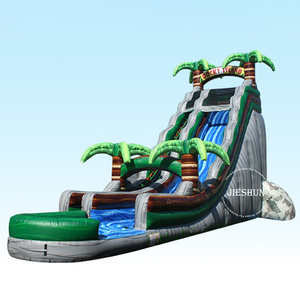 2020 Sản Phẩm Mới Giá Rẻ Nhiệt Đới Cây Cọ Inflatable Trượt Nước Với Hồ Bơi Cho Thuê - Product Image 2