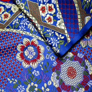 Tissu jacquard brocart <span class=keywords><strong>japonais</strong></span> de haute qualité, brillant, métallique, à fleurs, pour <span class=keywords><strong>kimono</strong></span> élégant, sac, prix de gros bon marché - Product Image 5