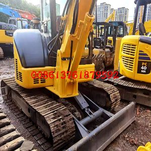 Mini pelleteuse sur chenilles PC55MR-2 Komatsu japonaise d'occasion avec composant de moteur central - Product Image 2