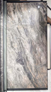Nouvelle dalle en pierre frittée effet marbre brillant 1600x3200x12mm antidérapante pour comptoir de cuisine, revêtement de sol, aménagement paysager et salle à manger - Product Image 3