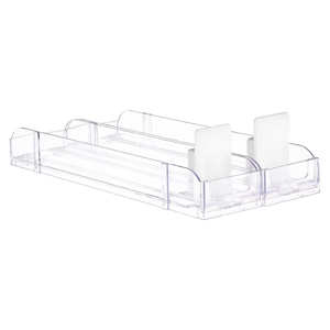 <b>Drink</b> Organizer Cooler <b>Shelf</b> Glide Gravity Roller Feed Bottle <b>Drink</b> Can Beverage Pusher Fridge Divider <b>Shelf</b> Pusher - Product Image 1