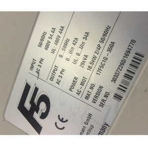 Original KEB 17.F5.C1G-350A - Product Image 4