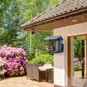 Mangeoire à oiseaux intelligente extérieure à énergie solaire avec caméra et reconnaissance IA - Product Image 4