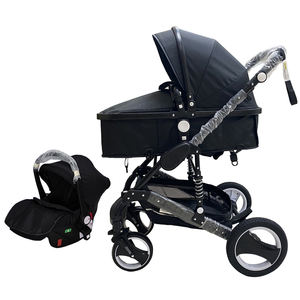 <span class=keywords><strong>Poussette</strong></span> Bébé 3 en 1 de Haute Qualité, <span class=keywords><strong>Poussette</strong></span> <span class=keywords><strong>Luxe</strong></span> 2 en 1 à Chariot Élevé, Chariot de Voyage Multifonctionnel, Poussettes Bébé Portables - Product Image 1